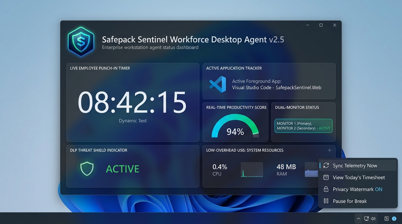 Desktop Agent UI Preview